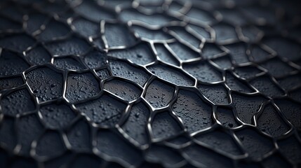 Carbon, graphite microscopic texture. Abstract detailed background. Ai generative