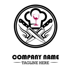 Luxury Wine Glass with Spoon Fork Knife for Dinner Restaurant Bar Bistro Vintage Retro.