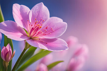 Fototapeta premium Spring Background Macro Photography