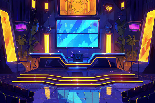 Background for a game show