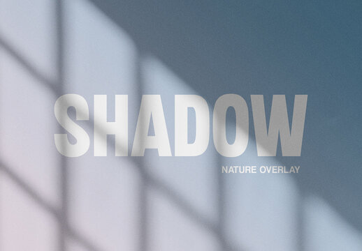 Realistic Window Shadow Overlay Photo Effect Mockup With Generative AI