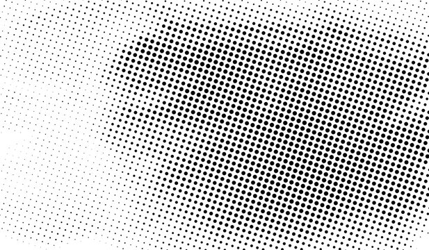 Naklejki gradient halftone dots background. Pop art template, texture. Vector illustration