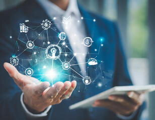 Marketing, Business to business B2B concept, Business Company Commerce Technology digital Marketing, institutional sales, Start up, business action plan Strategy, internet online marketing