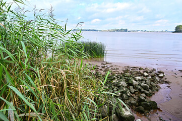 Banks of the Elbe west of Hamburg