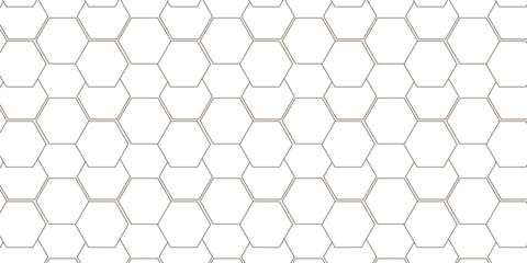 Abstract seamless pattern with geometric shapes. white texture background. hexagon abstract background.  Luxury white hexagon pattern. Hexagon paper texture and futuristic business. 