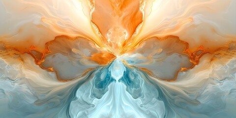 Fluid abstract art with creamy and caramel hues ideal for wallpapers. Concept Fluid Abstract Art, Creamy Tones, Caramel Hues, Ideal Wallpapers