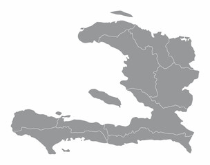 Haiti administrative map