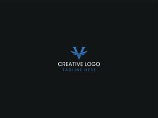 minimal letter car logo design