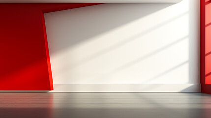 Modern Interior art room with new wall design. For art texture, presentation design or web design and web background.