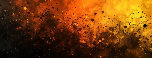 black brown orange yellow abstract background color gradient ombre spots fire burn burnt