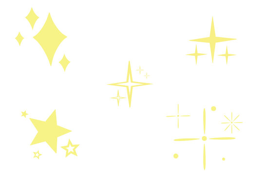 sketch star. Doodle scribble glitter and sparkles