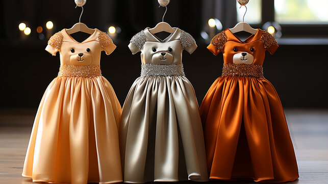 3d rendered photo of babies dress, generative ai