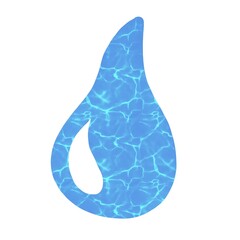 drop and leaf drop of water, liquid, wet, water, purity, blue color of water, fluidity, transparent