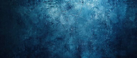 Fototapeta premium Textured Blue Abstract Background with Scratches