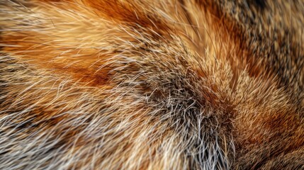 Intricate patterns adorn a cat's fur, the beauty and complexity of nature's designs. 