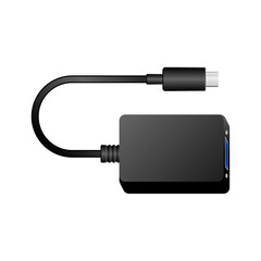 映像変換コンバーター_USB Type-C_Analog RGB(VGA)_Mini D-sub15pin