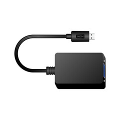 映像変換コンバーター_microHDMI_Analog RGB(VGA)_Mini D-sub15pin