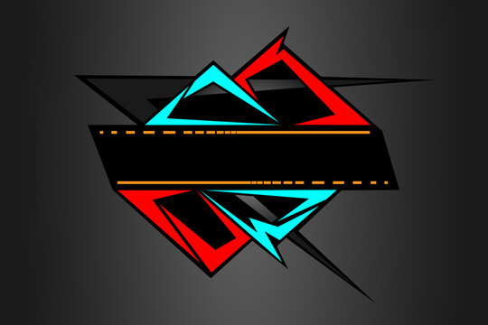 Racing Sticker Design Graphic design inspiration