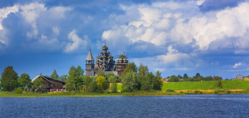 Russian monument of architecture of Kizhi