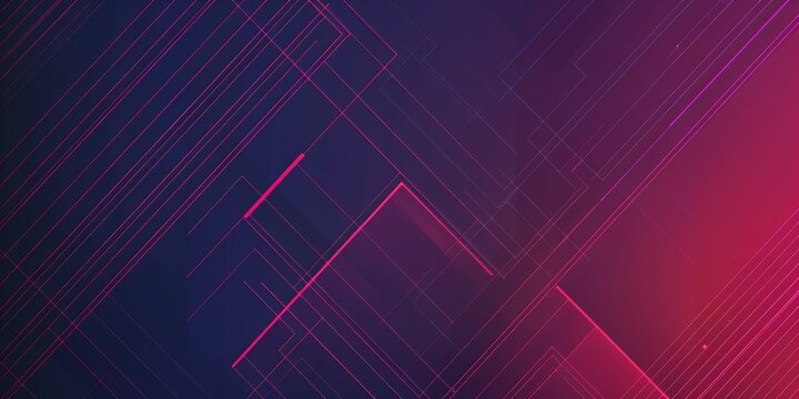 A blue and purple background with a lot of lines and squares