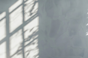 gray empty room with shadow window ,gray studio background for product presentation