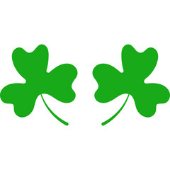 Fototapeta premium Patrick Day Clover Leaves