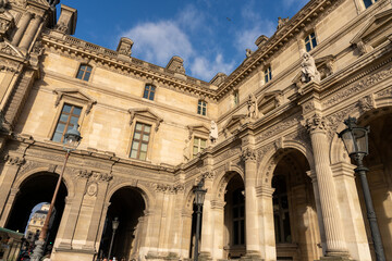 Fototapeta premium The building has a lot of arches and columns