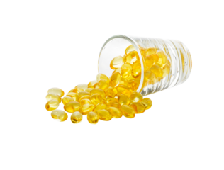 Omega 3 capsules from Fish Oil transparent png