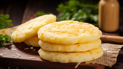 Arepas, can be enjoyed plain or split, serving as a versatile canvas for a variety of fillings, much like a sandwich.