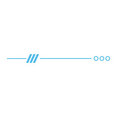 Cyber futuristic line header footer