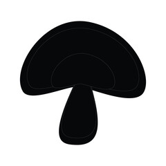 Mushroom icon illustration. Cartoon vector mushrooms clipart. Vector isolated on white background. EPS 10