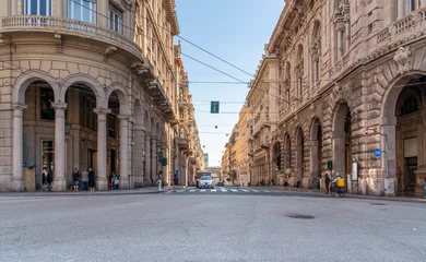 Foto op Canvas Genoa in Italy © PRILL Mediendesign