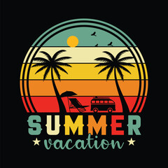 Fototapeta na wymiar Family Vacation 2024 , Summer Vacation Eps File , Summer Vacation Tee, Family Travel Shirt , Clip Art & Image Files