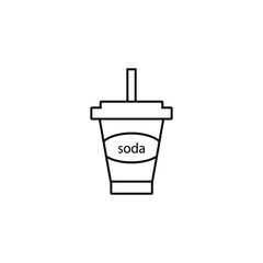 soda vector type icon
