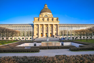 Bavarian State Chancellery in city of Munich