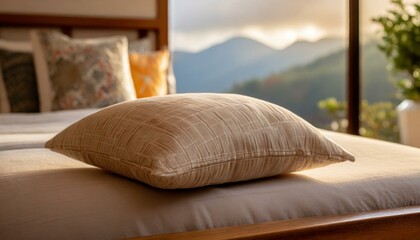bed in bedroom