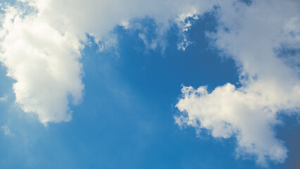 blue sky with clouds