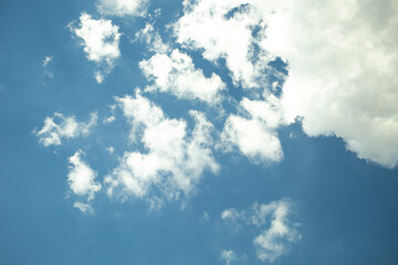 blue sky with clouds