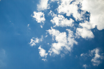blue sky with clouds