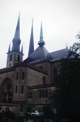 Notre-Dame Cathedral in Luxembourg during early 1990s