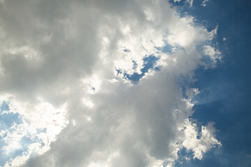 blue sky with clouds