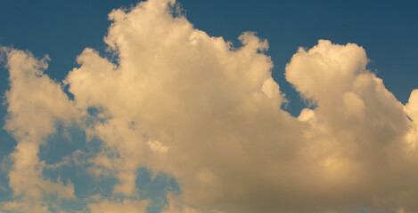 blue sky with clouds