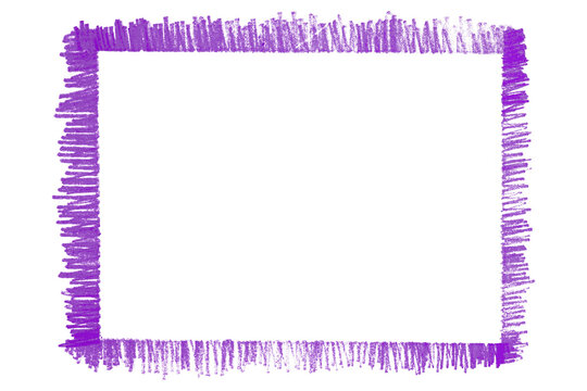 purple frame isolated on transparent background