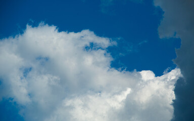 blue sky with clouds