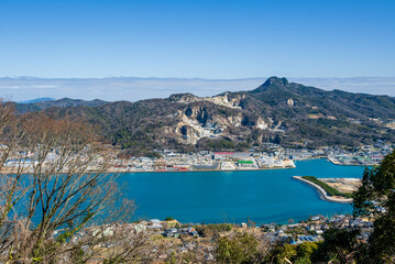 Obraz premium 屋島古戦場展望台から見える風景