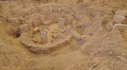 Ritualer Kreis in dem &auml;ltesten Tempel der Welt g&ouml;bekli tepe