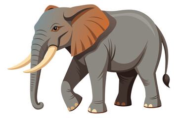 Elephant Vector Illustration Design