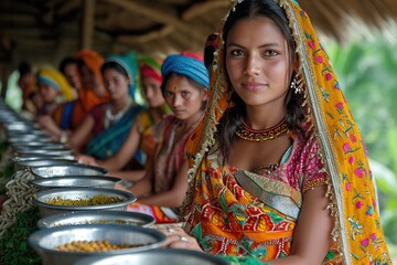 Explore the traditions and customs of Tharu tribal weddings