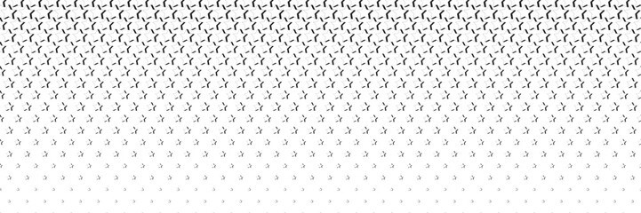 Blended  black line star on white for pattern and background,  Abstract geometric texture collection design. 