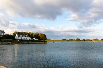 Fototapeta premium view of the town country